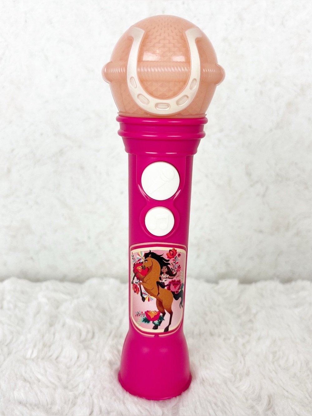 Dreamworks Spirit Untamed Sing Along Microphone Toy Lights Sound Horse Works
